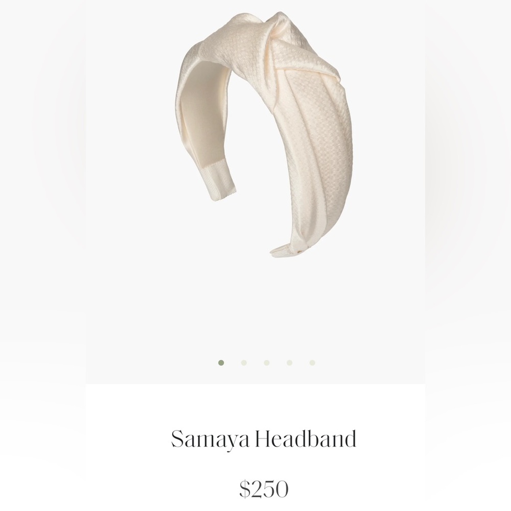 Samya light pink Jennifer behr headband
